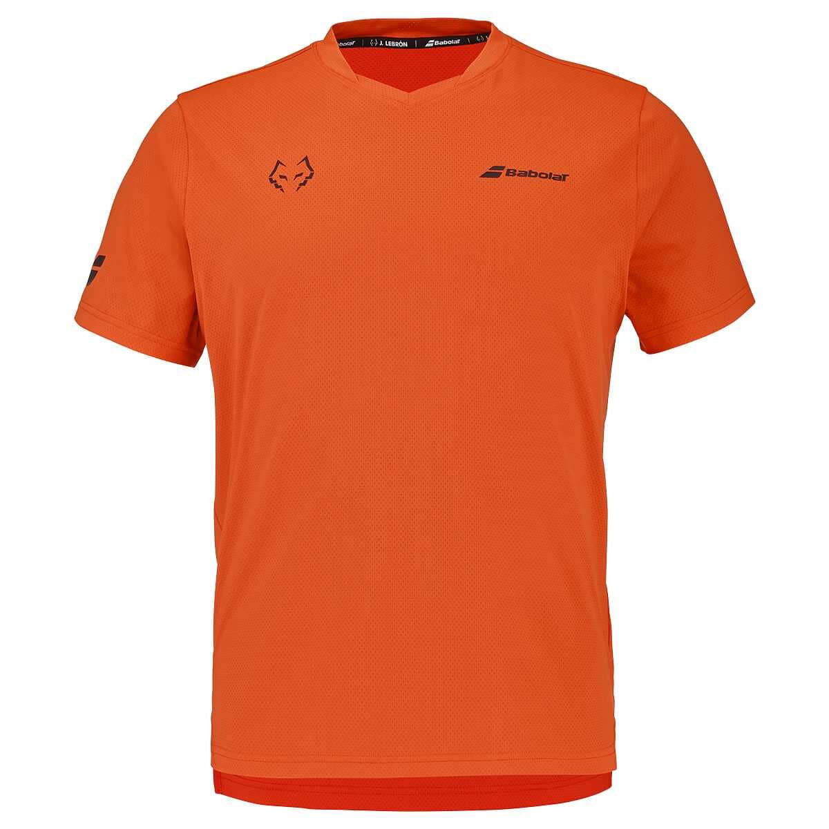 Babolat Crew Neck Tee Juan Lebron Orange