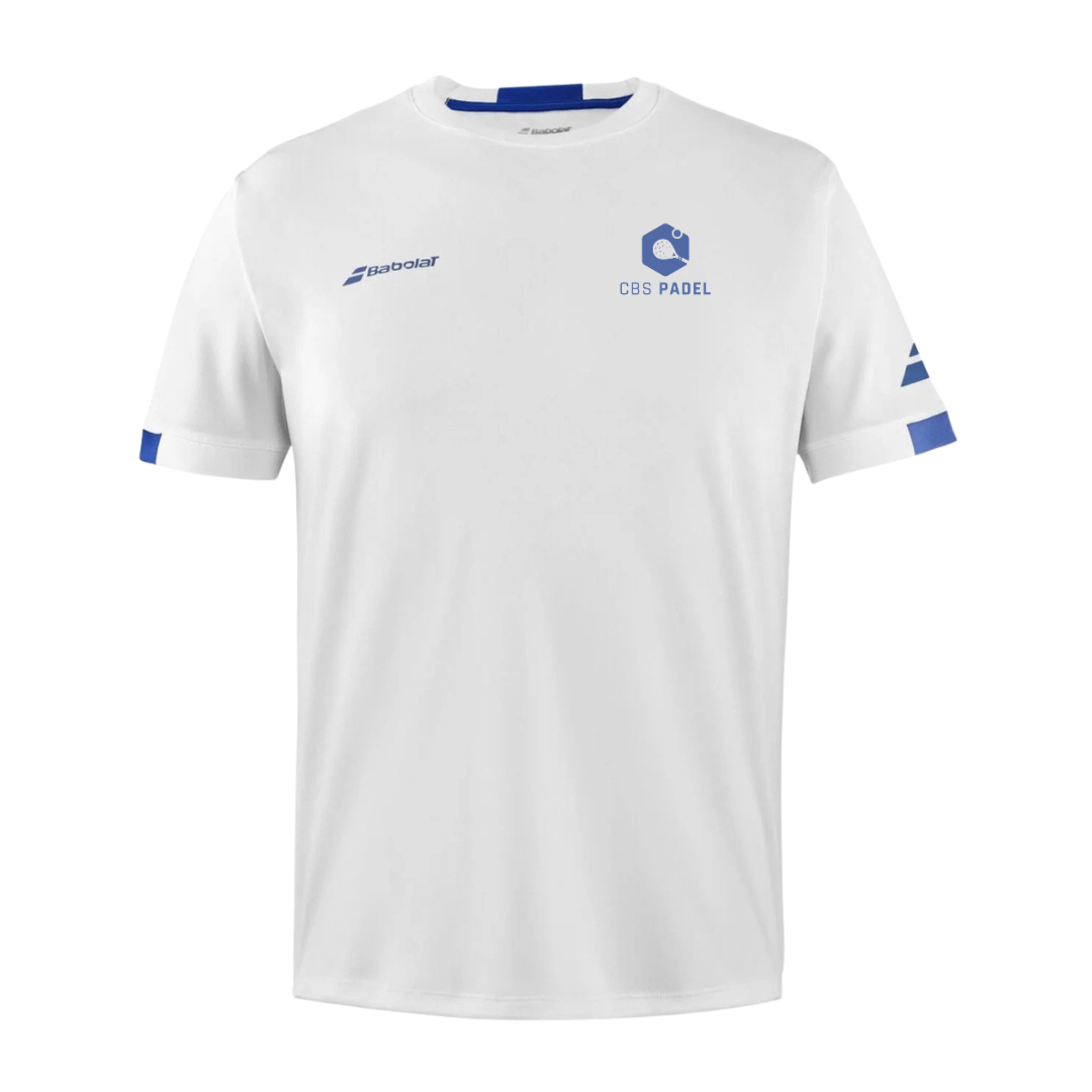Babolat   Cbs Padel Play Crew Neck Tee Hvid