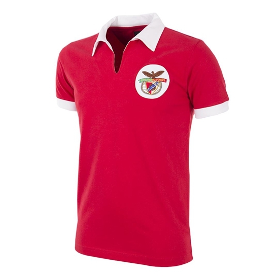 Benfica 1962 63 Retro Football Shirt  På Lager -