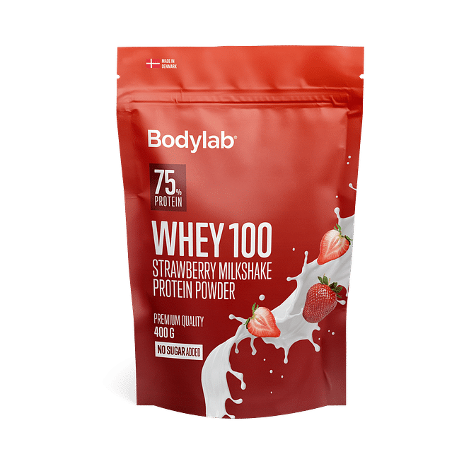 Bodylab Whey 100  400    Strawberry Milkshake