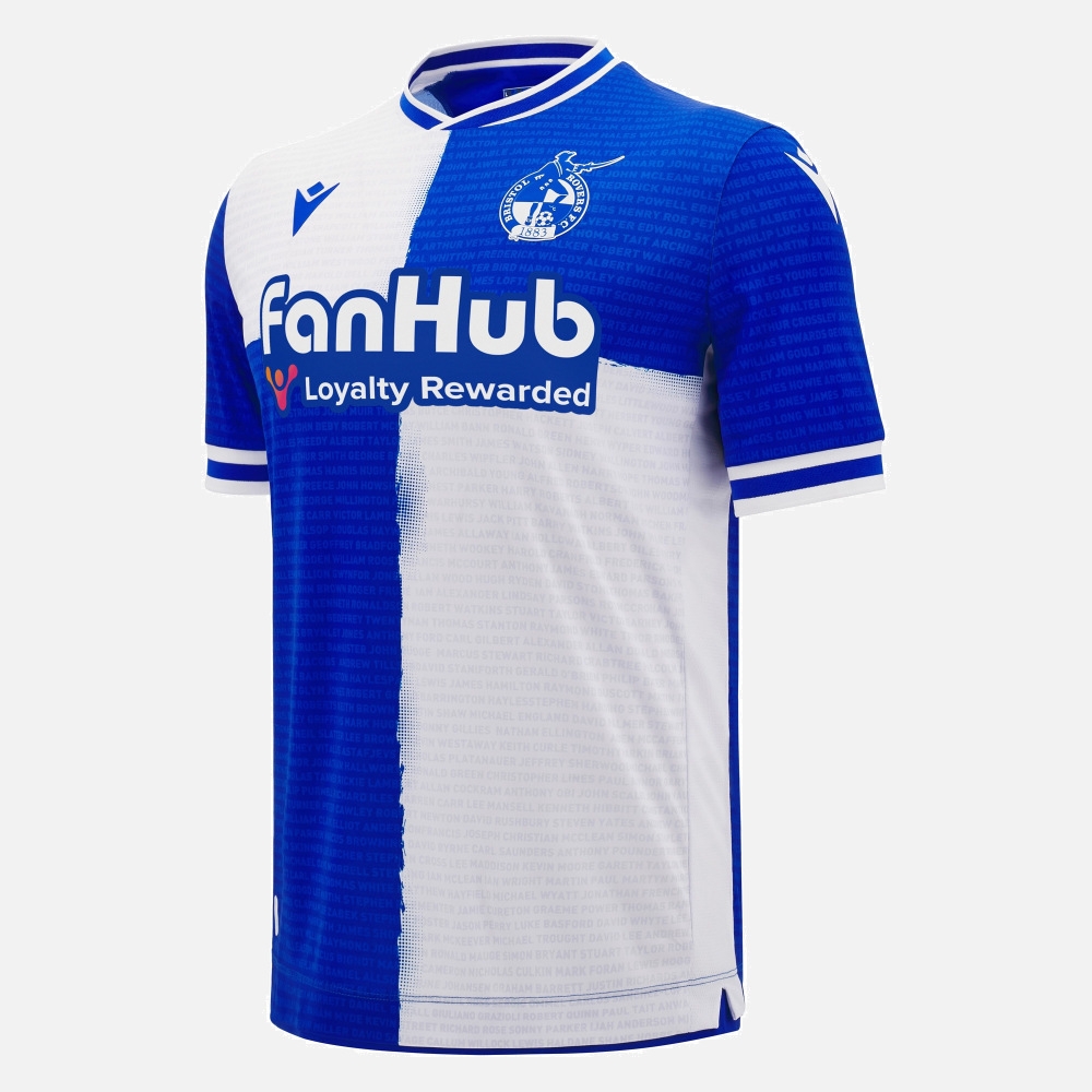 Bristol Rovers Home Jersey 2024 25 Mens-   Eu