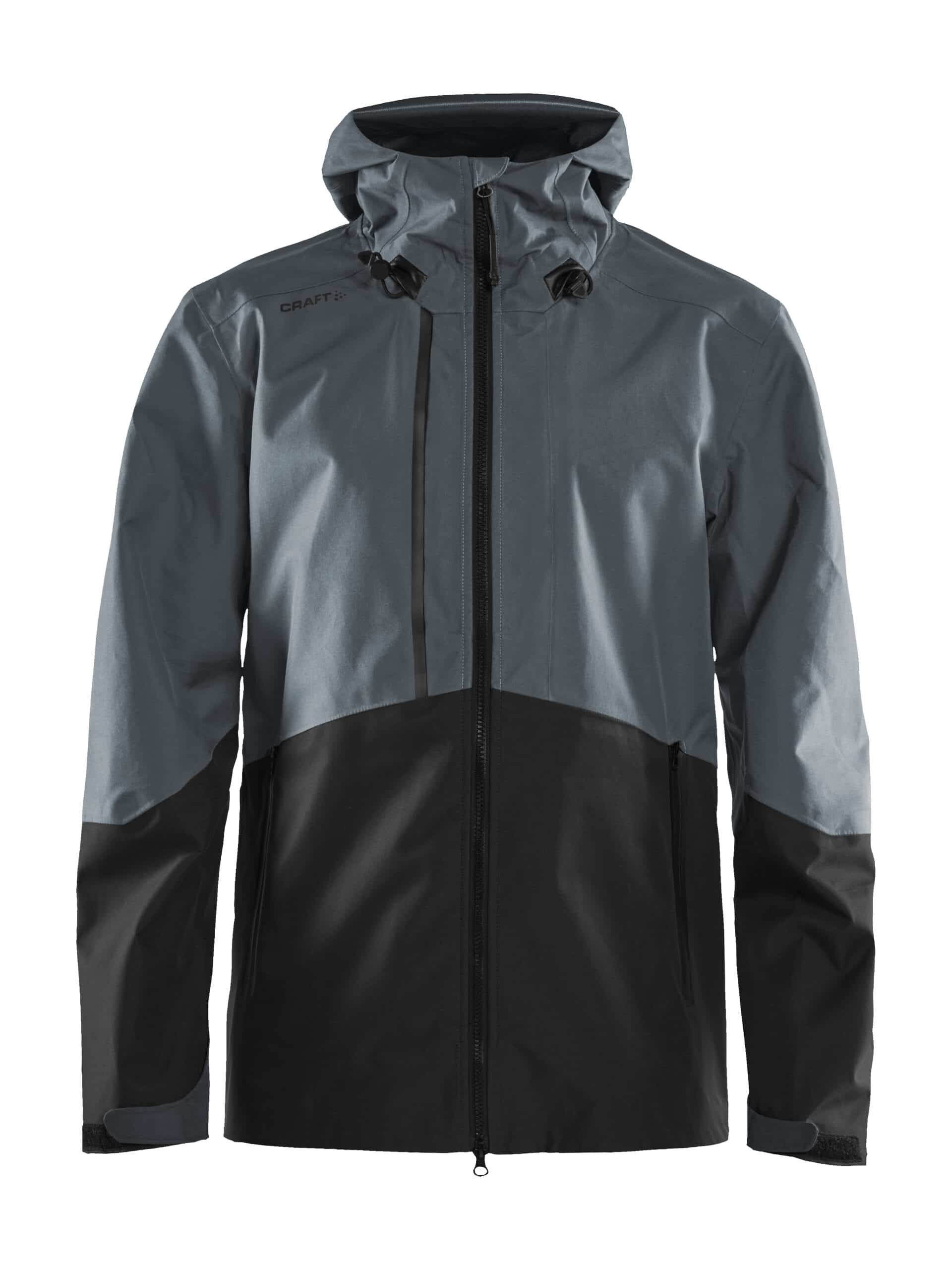 Craft Block Shell Jkt Maend Asphalt Black