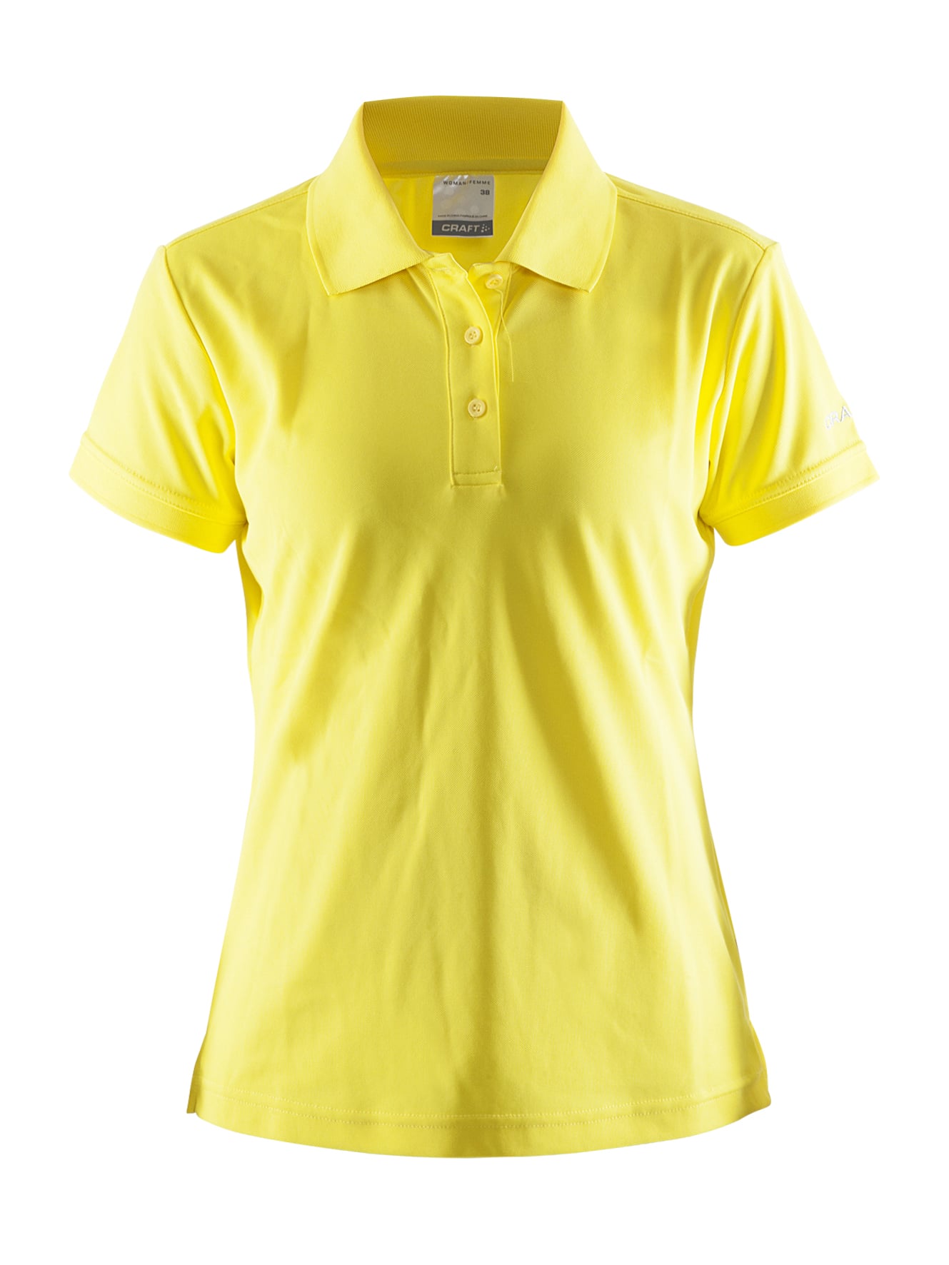 Craft Polo Shirt Pique Classic Kvinder Yellow 42