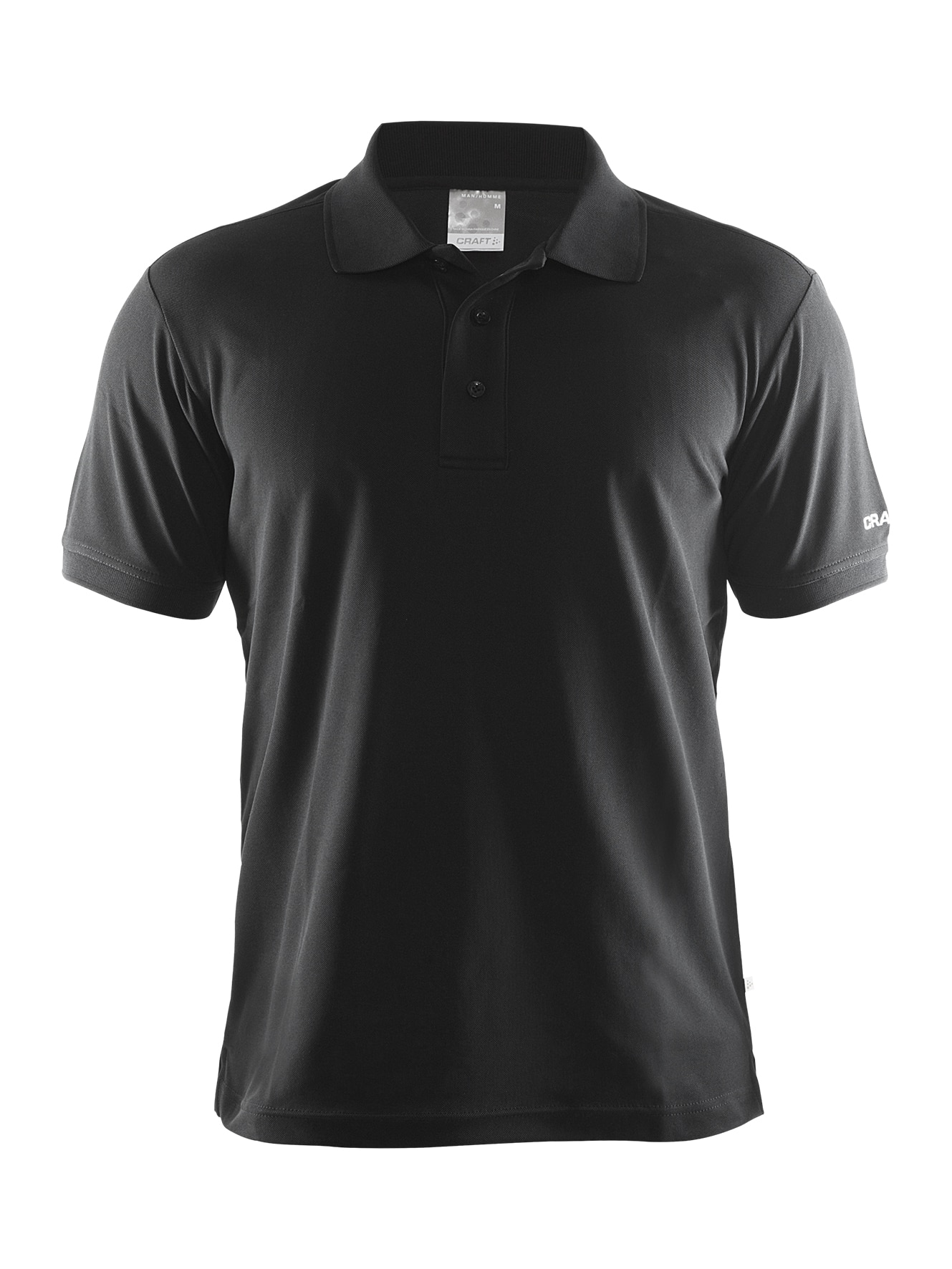 Craft Polo Shirt Pique Classic Maend Black Xs