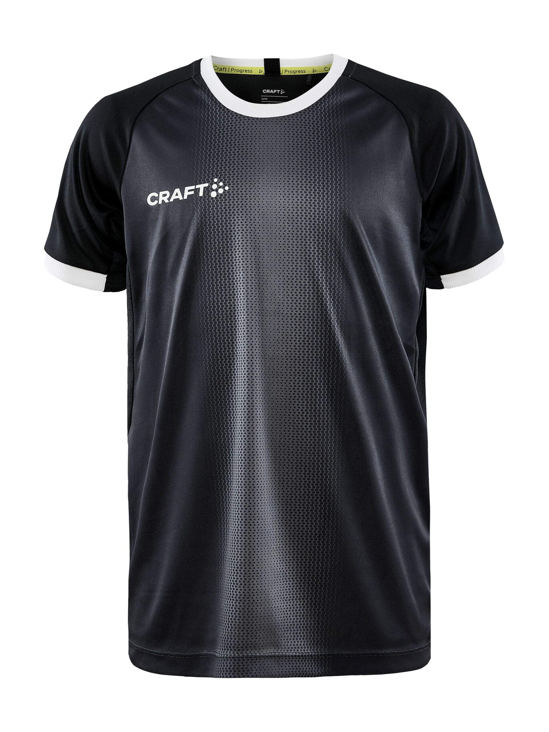 Craft Progress     Graphic Jersey Jr Black White 134 140