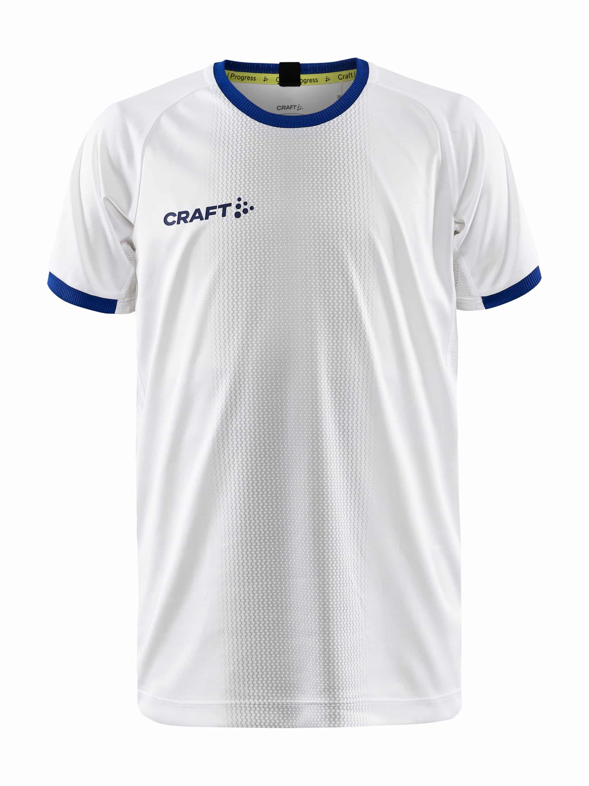 Craft Progress     Graphic Jersey Jr White Club Cobolt 134 140