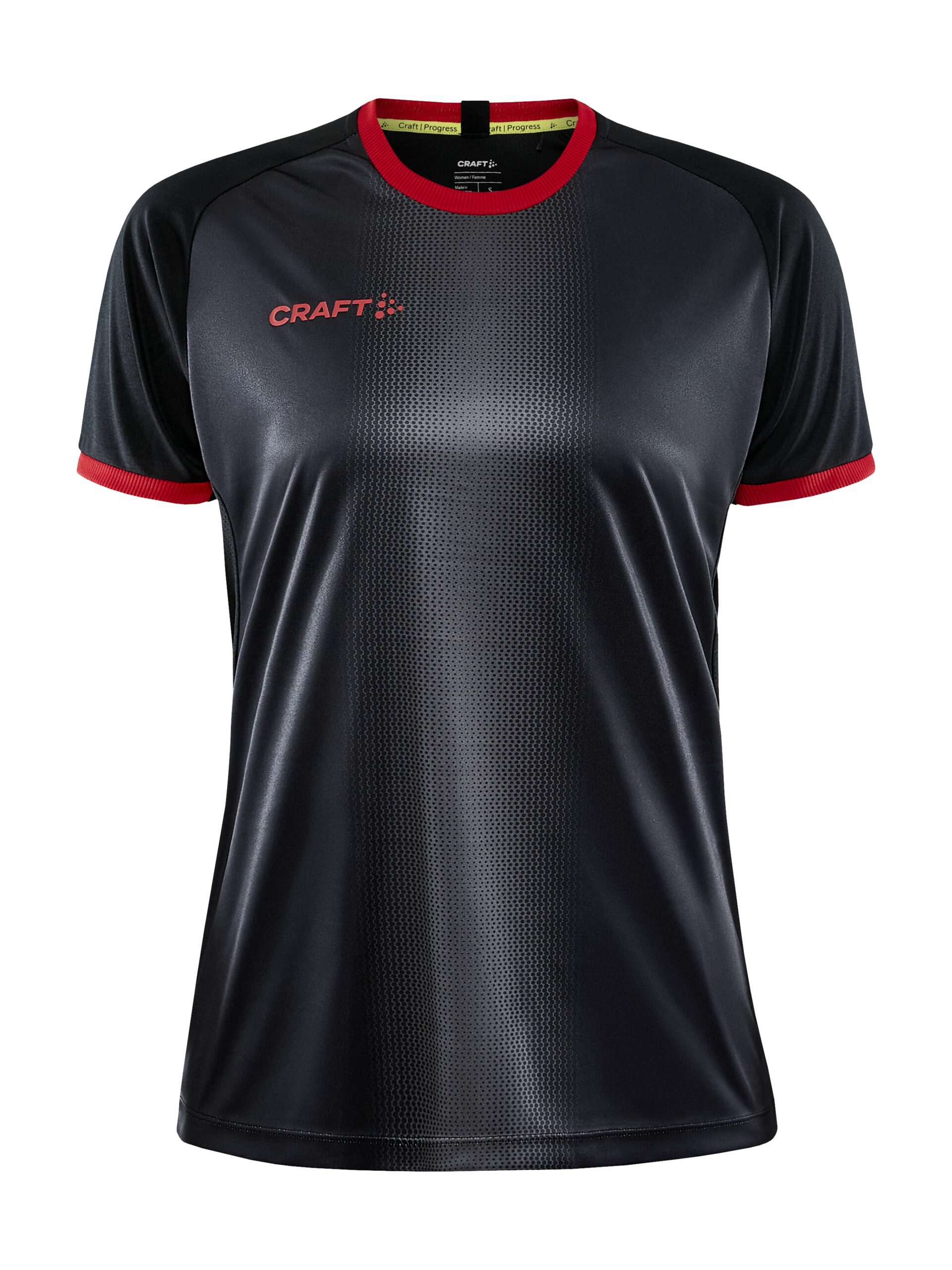 Craft Progress     Graphic Jersey Kvinder Black Bright Red