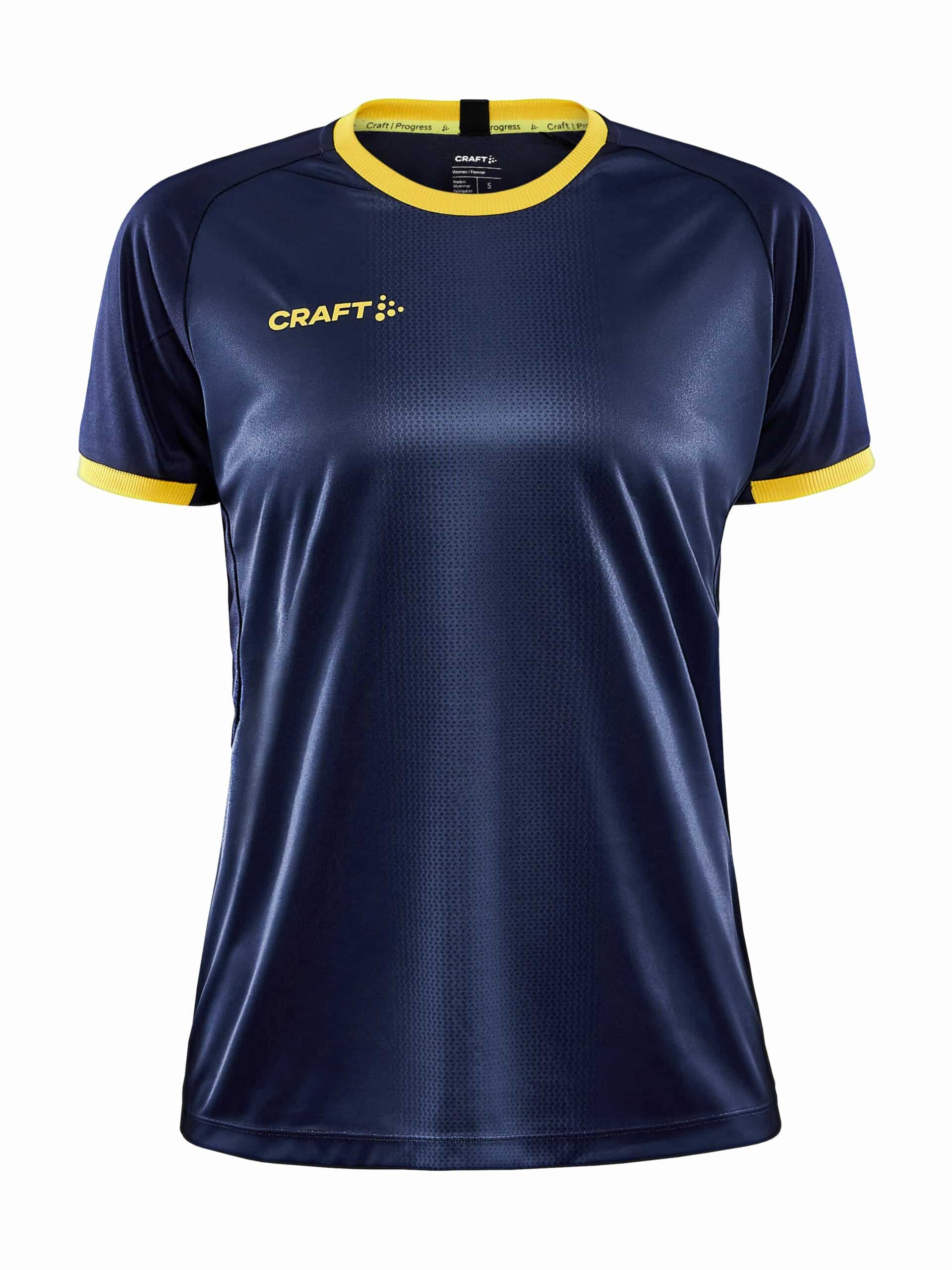 Craft Progress     Graphic Jersey Kvinder Navy Sweden Yellow