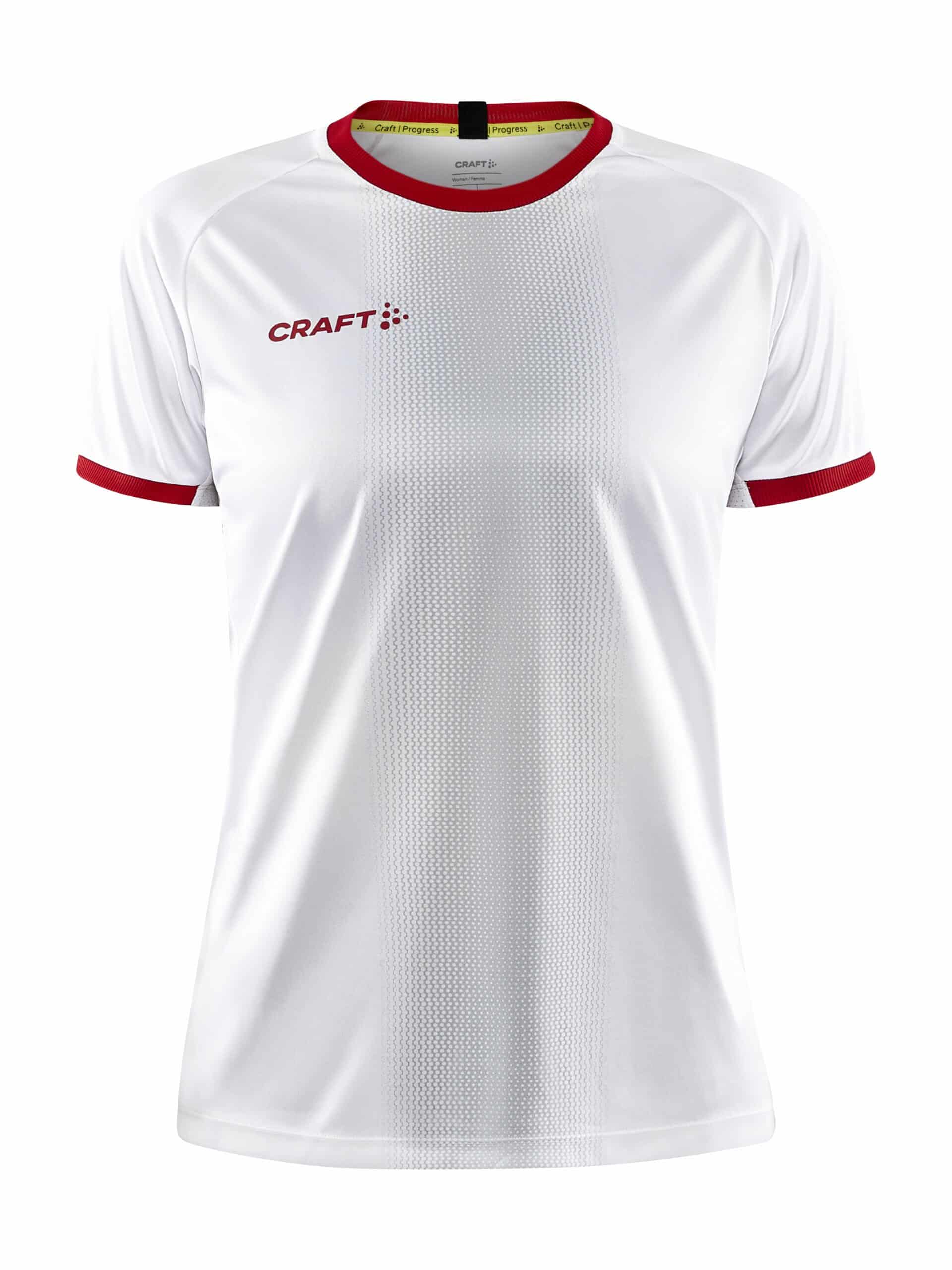 Craft Progress     Graphic Jersey Kvinder White Bright Red