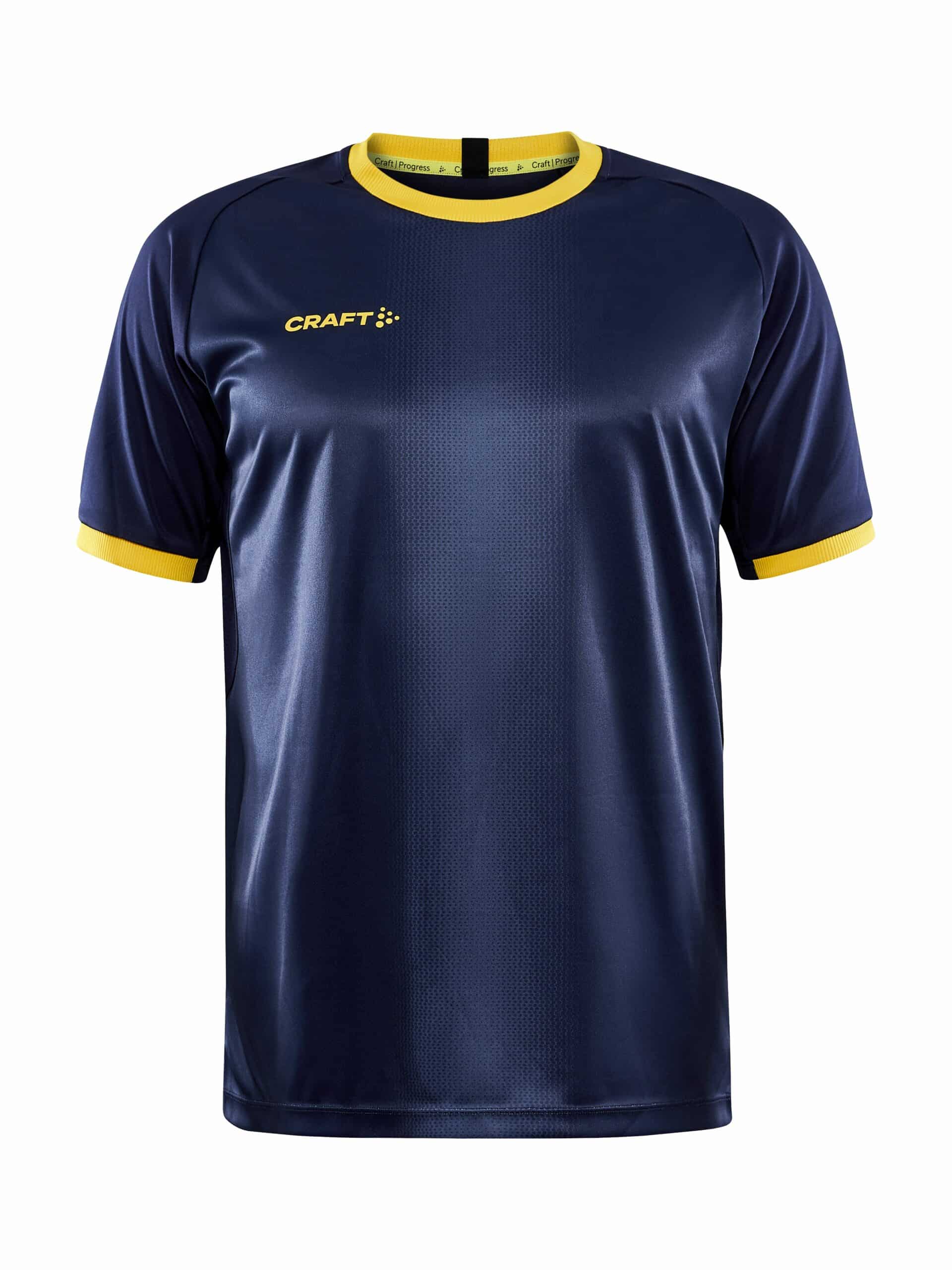 Craft Progress     Graphic Jersey Maend Navy Sweden Yellow