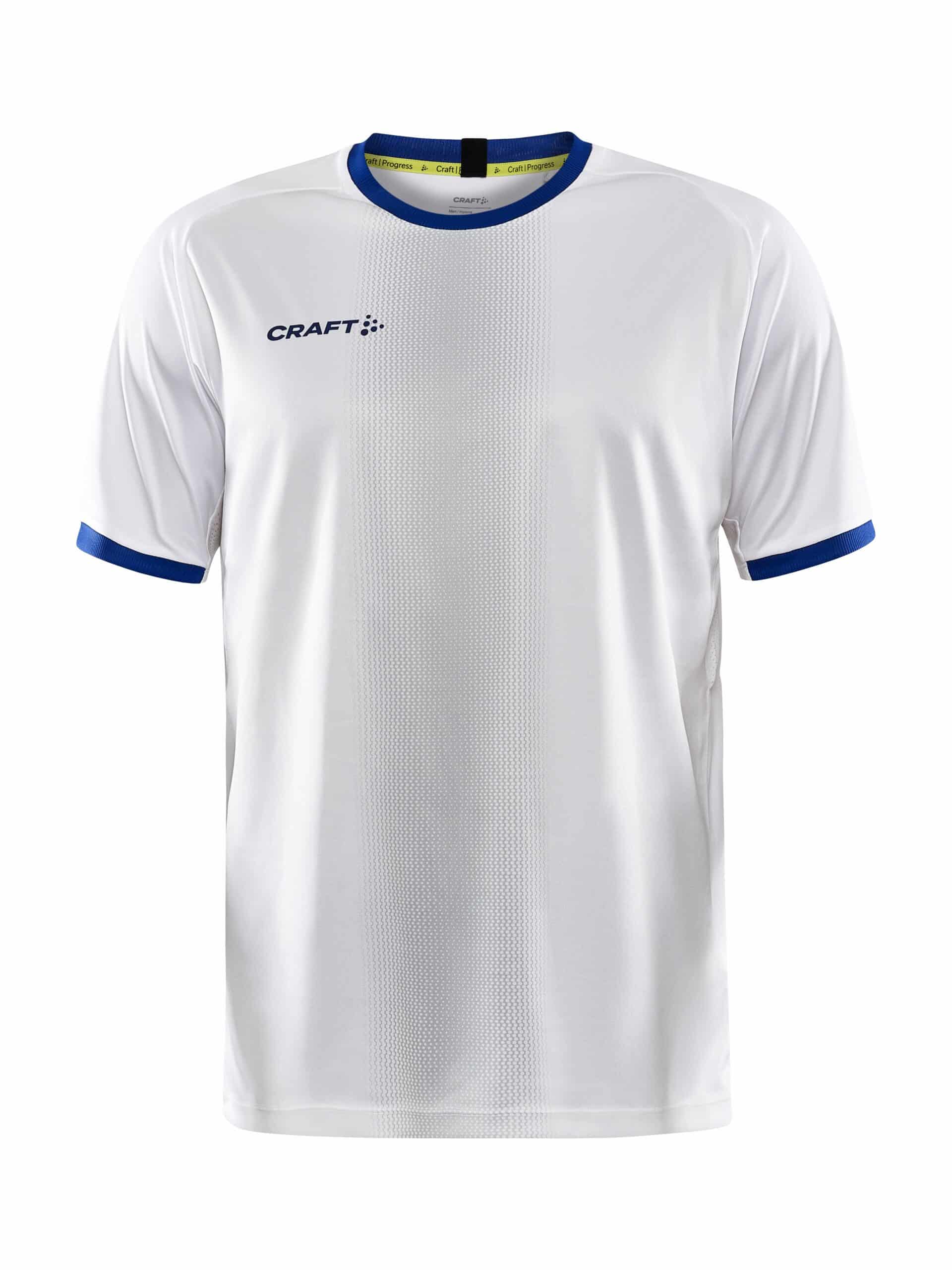 Craft Progress     Graphic Jersey Maend White Club Cobolt