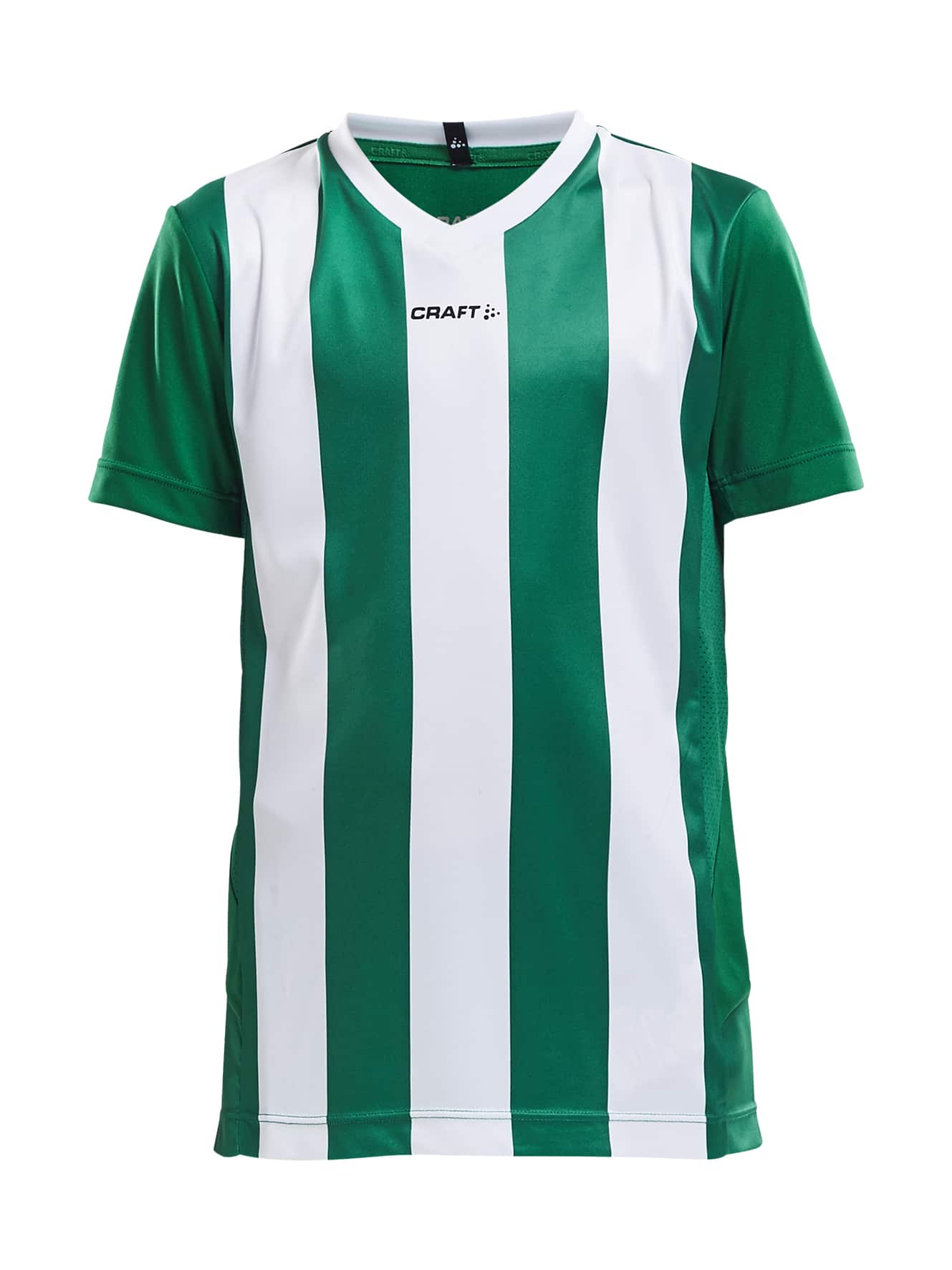 Craft Progress Jersey Stripe Jr Team Green 146 152