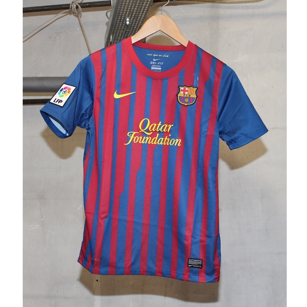 Fc Barcelona Home Jersey 2011 12 Youth Xavi  -yl   152-158 Old
