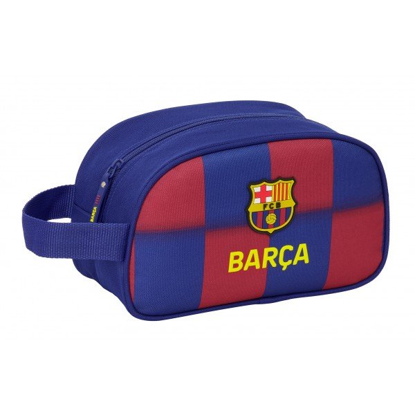 Fc Barcelona Wash Bag  26 Cm Squares-one-size