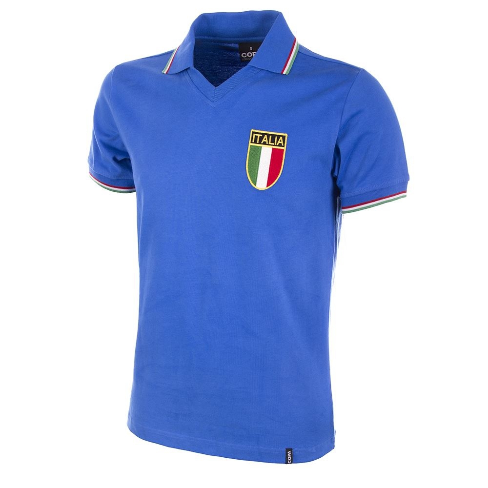Italy Home Retro Shirt World Cup 1982  In Stock -