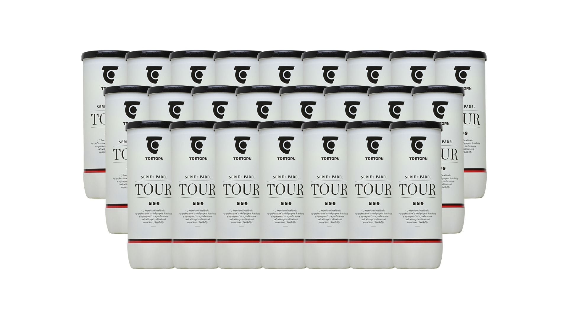 Kasse Med Tretorn Serie  Tour  24 Rør