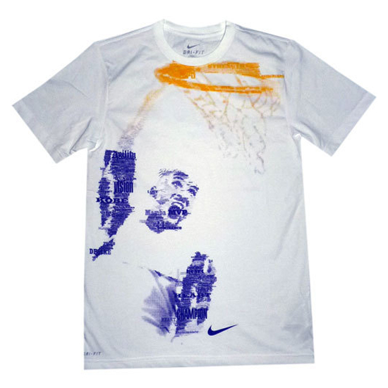 Kobe Bryant Dunk -shirt Hvid-