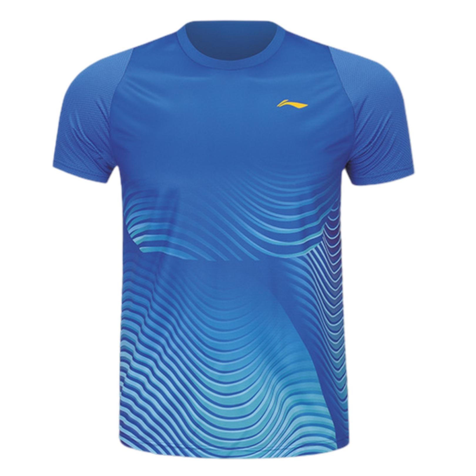 Li-ning Aays059-   -shirt Deep Water Blue Old