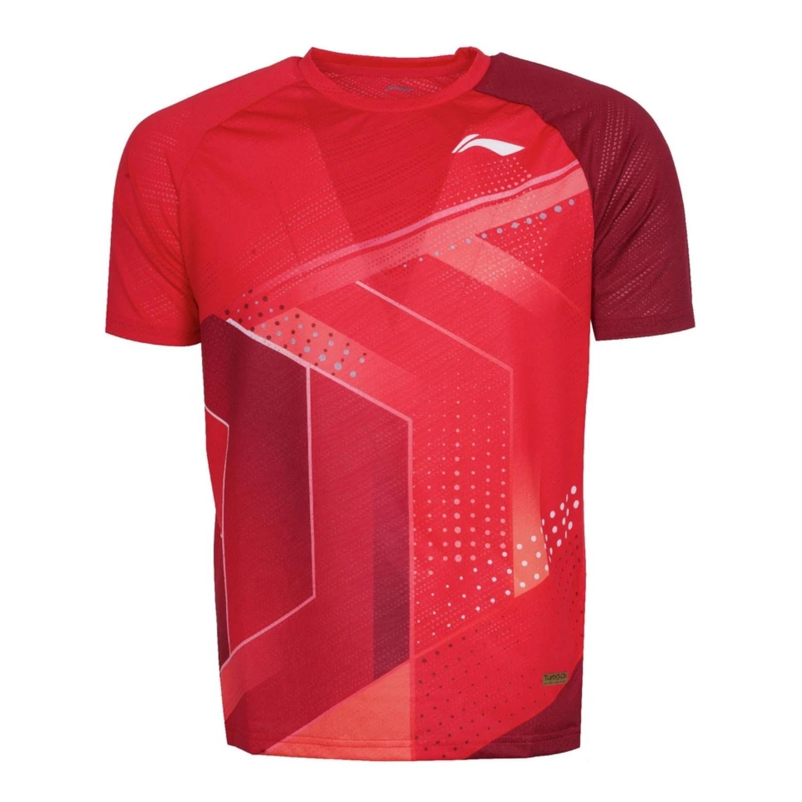 Li-ning Aays011-   -shirt National Red Old
