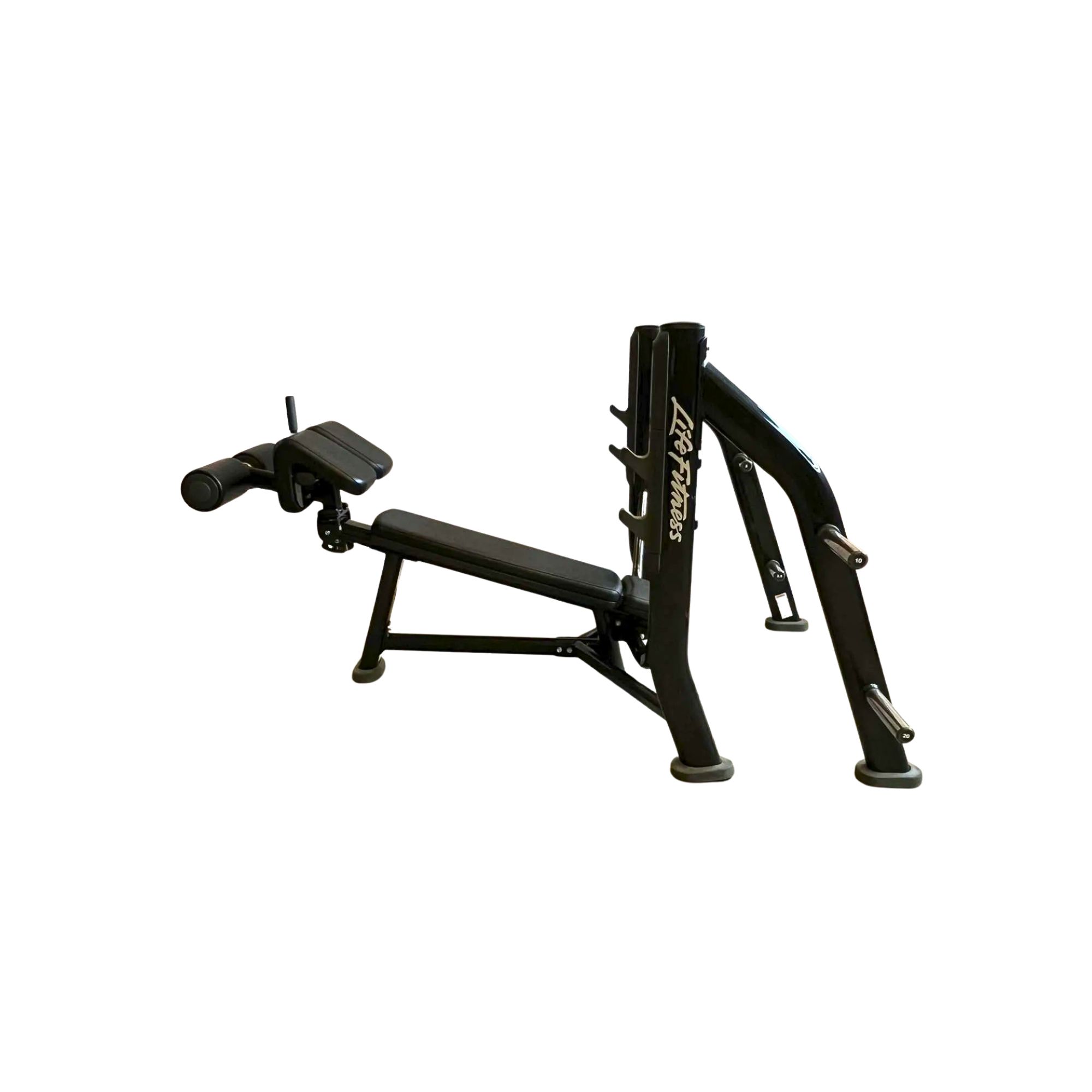 Life Fitness Signature Olympisk Decline Bænkpres    Opbevaring Brugt