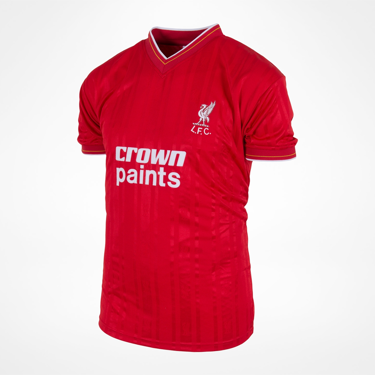 Liverpool 1986 Home Retro Shirt  Crown Paints-