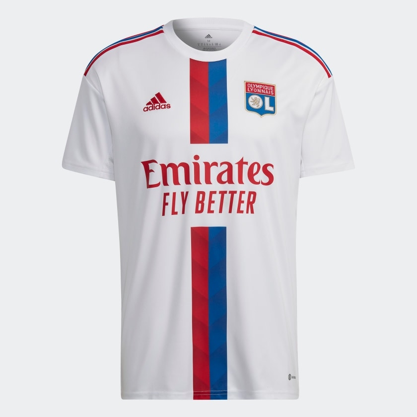 Lyon Home Jersey 2022 23 By Adidas-