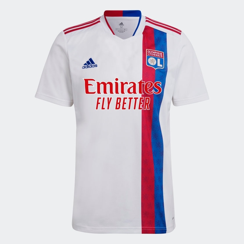 Lyon Home Jersey 2021 22 By Adidas-