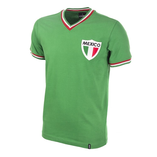 Mexico Pelé 1980   Retro Football Shirt  På Lager -