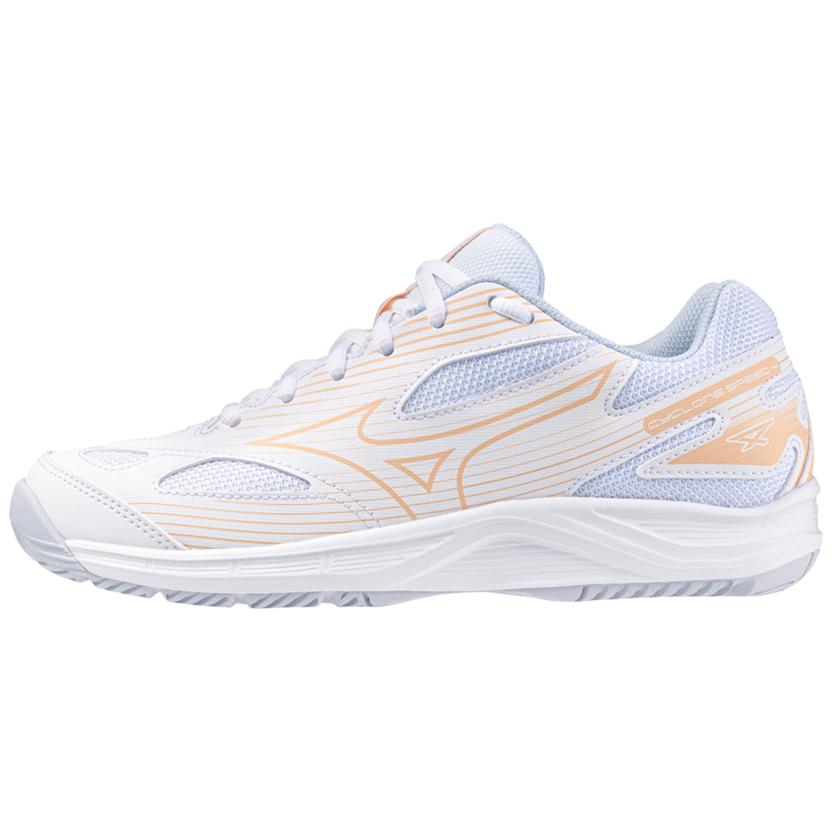 Mizuno Cyclone Speed   Women White Peach Parfait Old