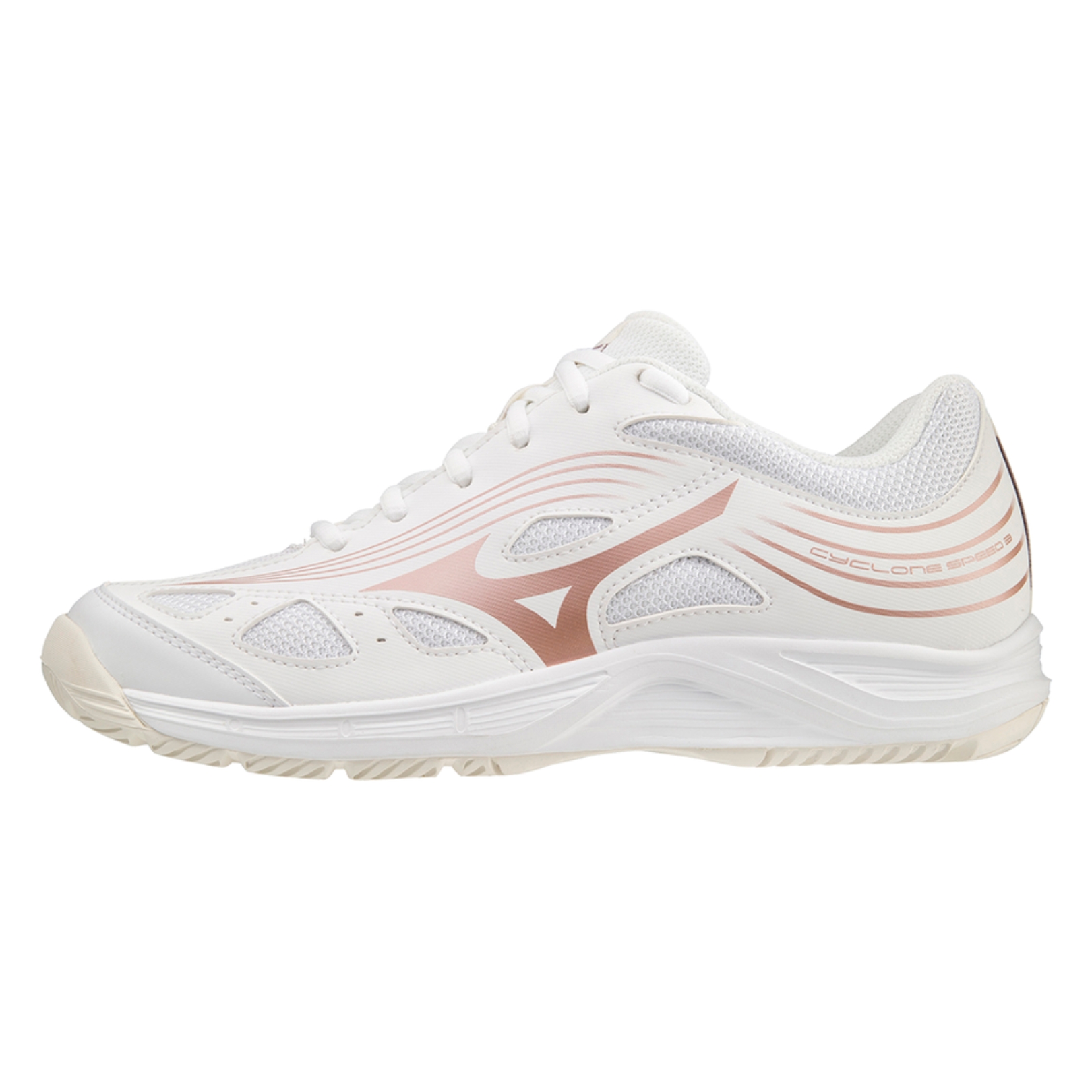 Mizuno Cyclone Speed   Women White Rose Old