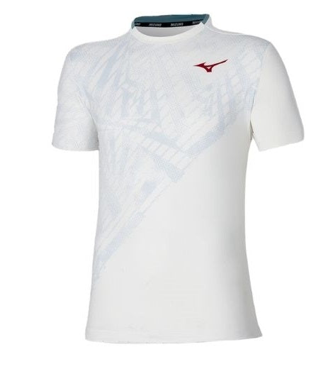 Mizuno Mugen Graphic Shadow  -shirt  White