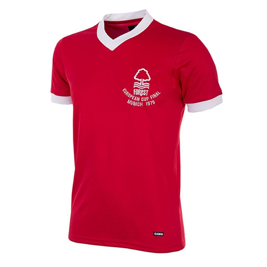 Nottingham Forest 1979 European Cup Final Retro Shirt  På Lager -