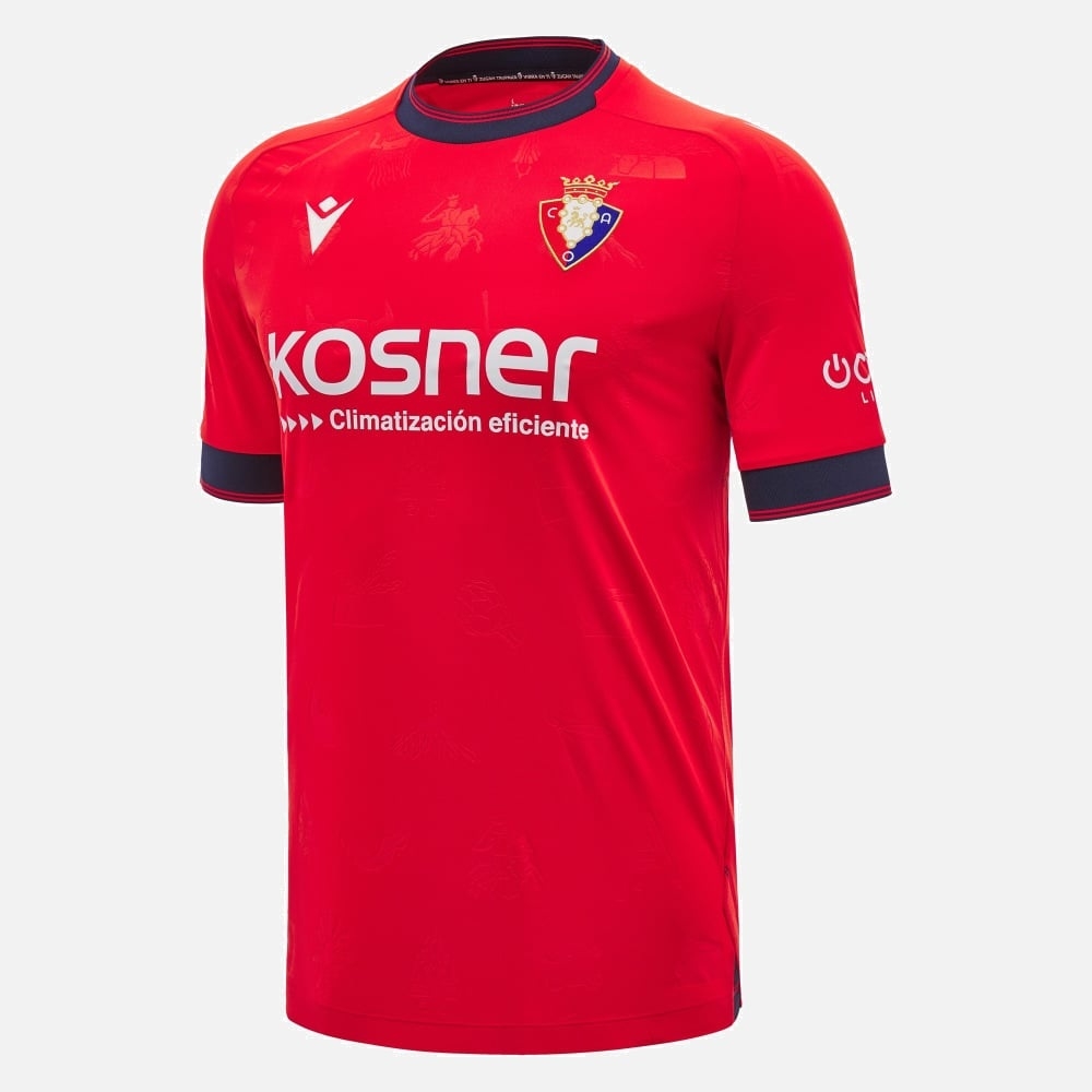Osasuna Home Jersey 2024 25 Mens-   Eu