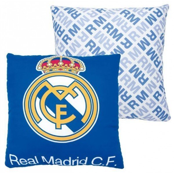 Real Madrid Cushion Blue Logo-one-size