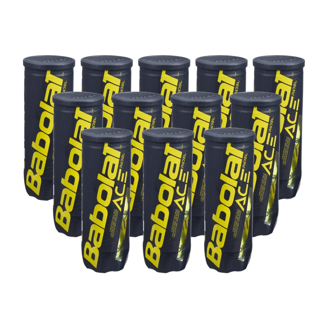 12 Rør Babolat Ace Padelbolde