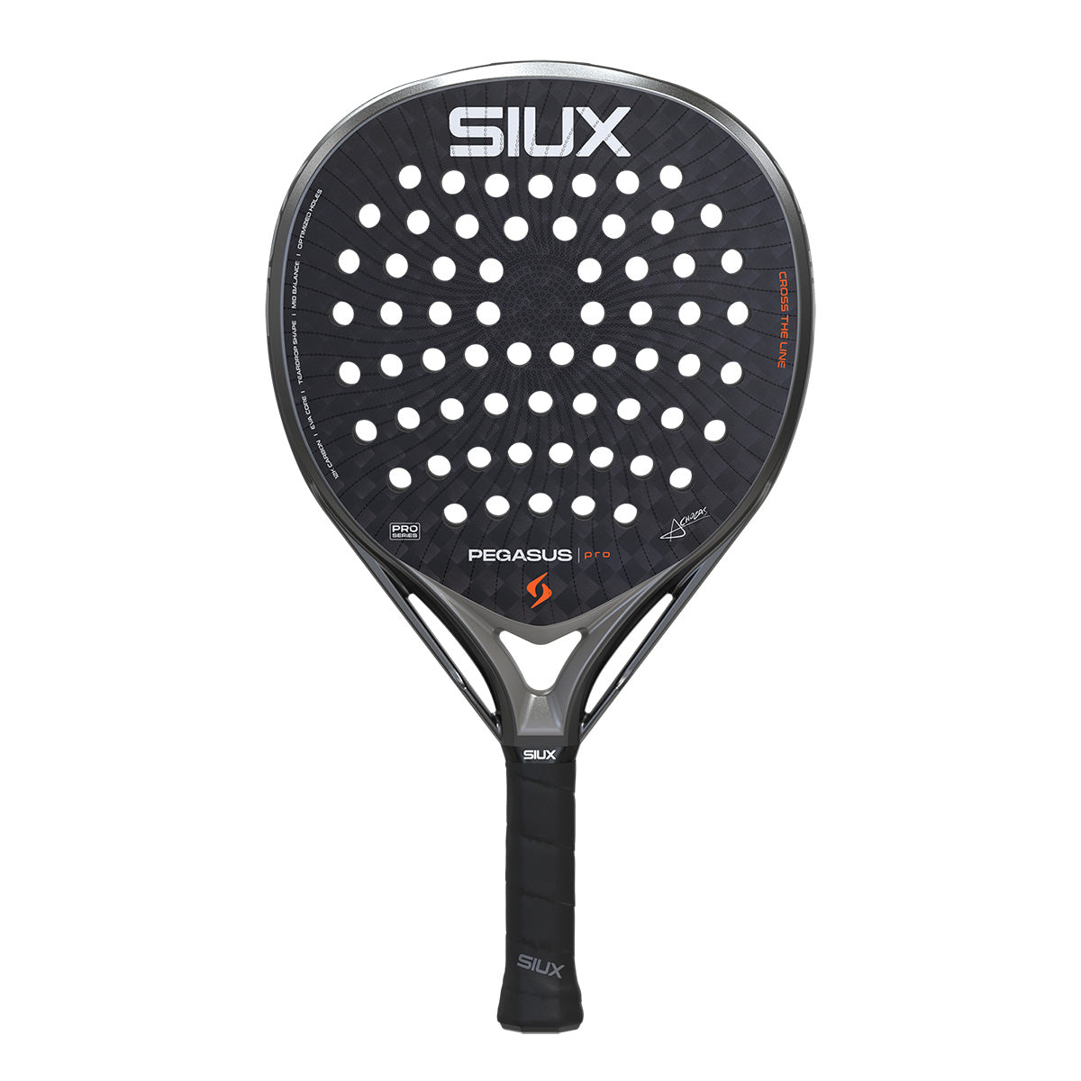Siux Pegasus Pro 2026 Padelbat Storm Grey
