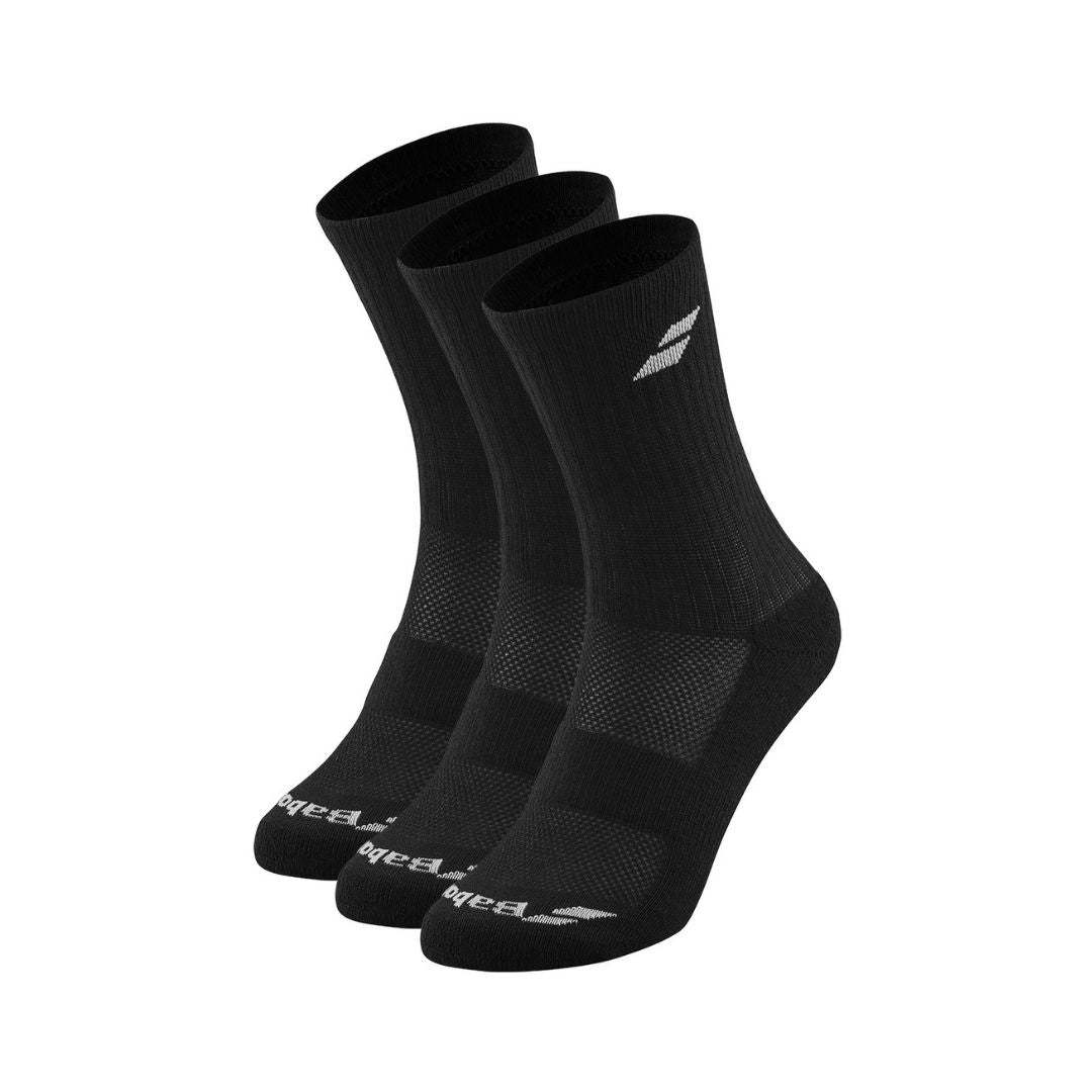 Babolat Strømper  -pak  Black Black  35-38