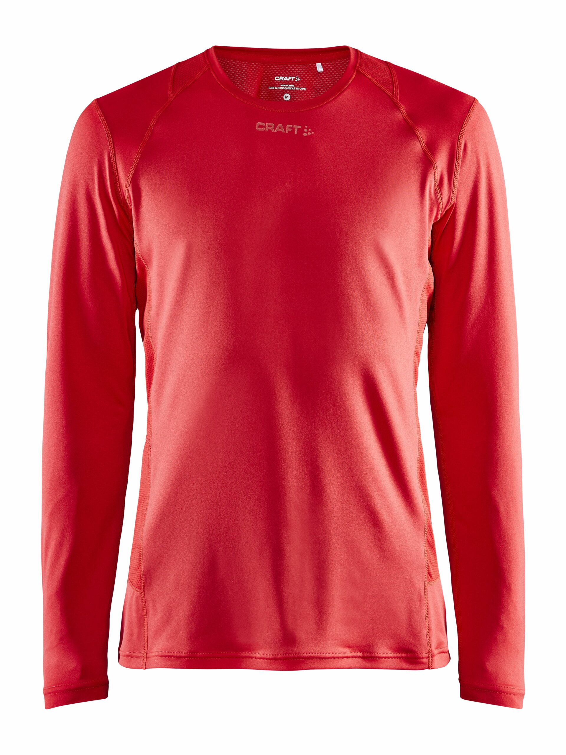 Craft Adv Essence Ls Tee Maend Bright Red Xs