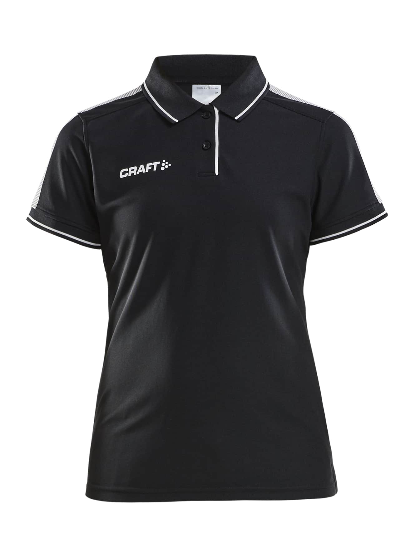 Craft Pro Control Poloshirt Kvinder Black White