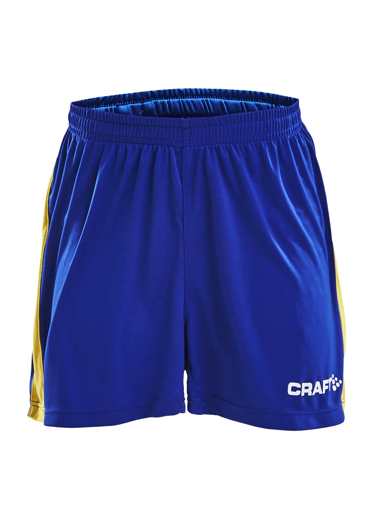 Craft Progress Short Contrast Jr Club Cobolt Sweden Yellow 158 164