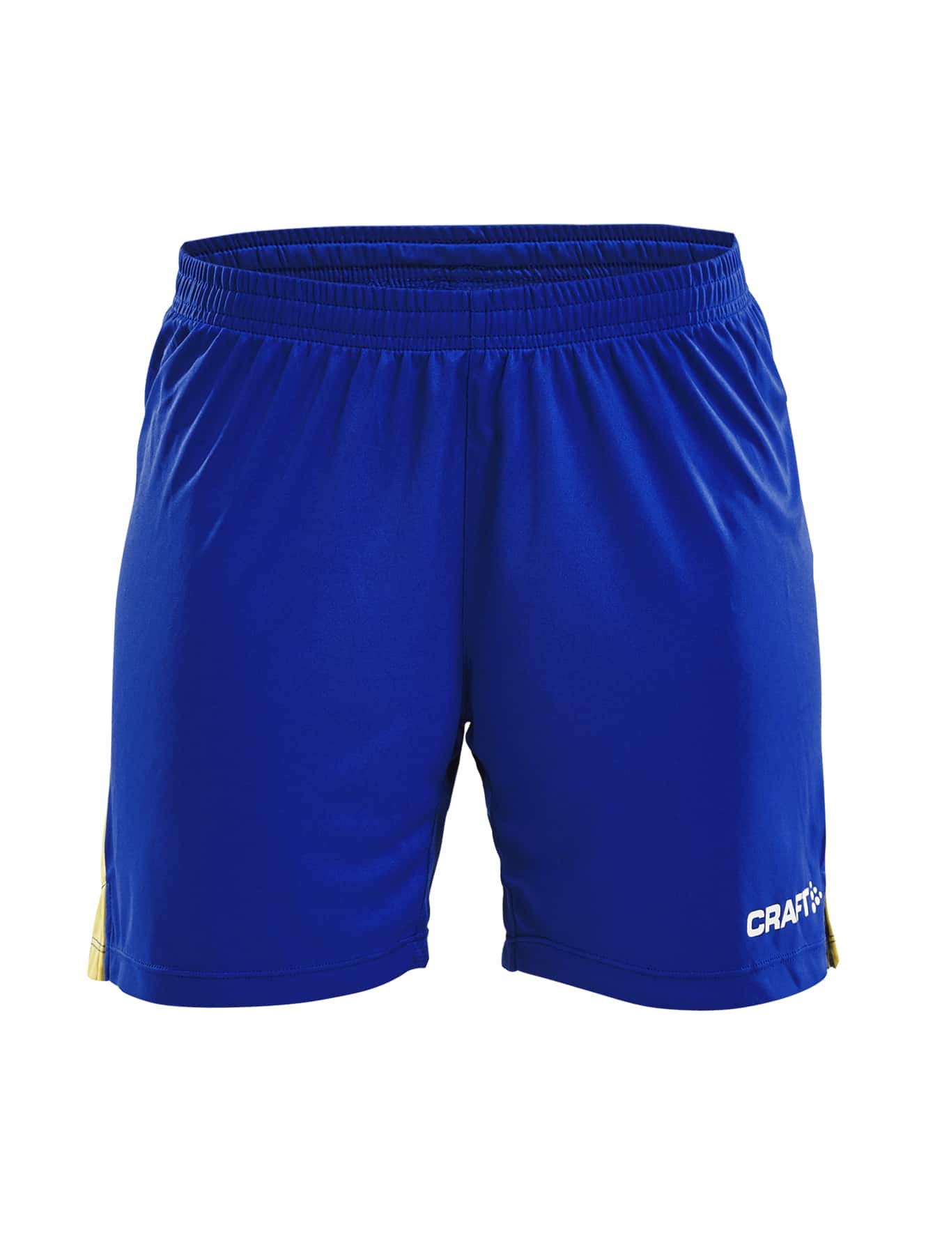 Craft Progress Short Contrast Kvinder Club Cobolt Sweden Yellow