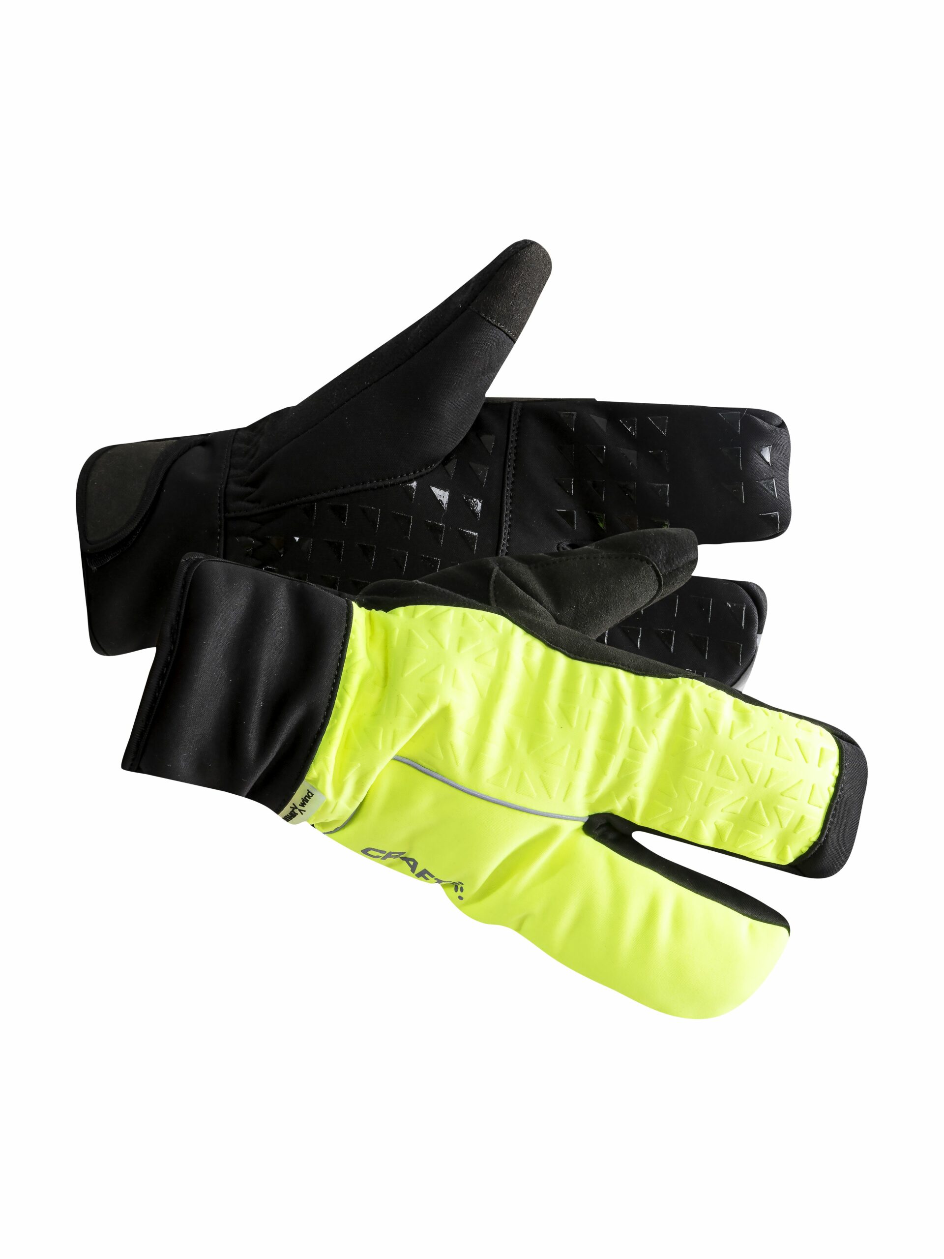 Craft Siberian     Split Finger Glove Flumino Black   Xs