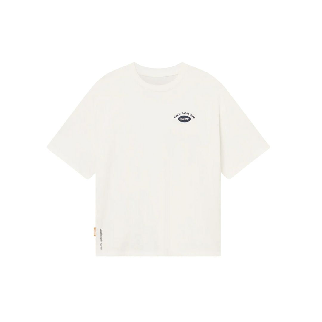 Cuera Offcourt Legacy Short Sleeve Tee  Off White Navy