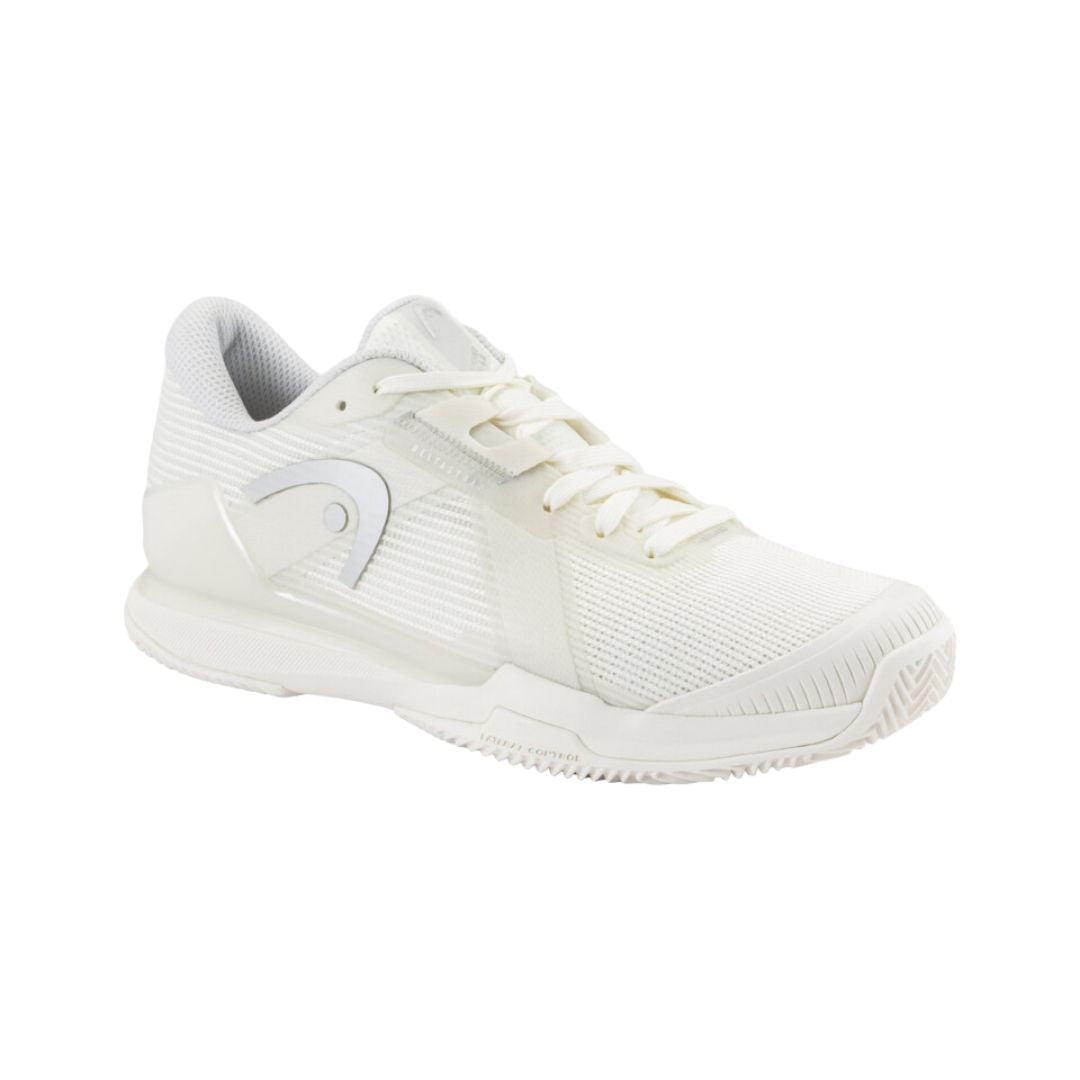 Head Sprint Pro     Clay Women  Chalk White Light Grey  36