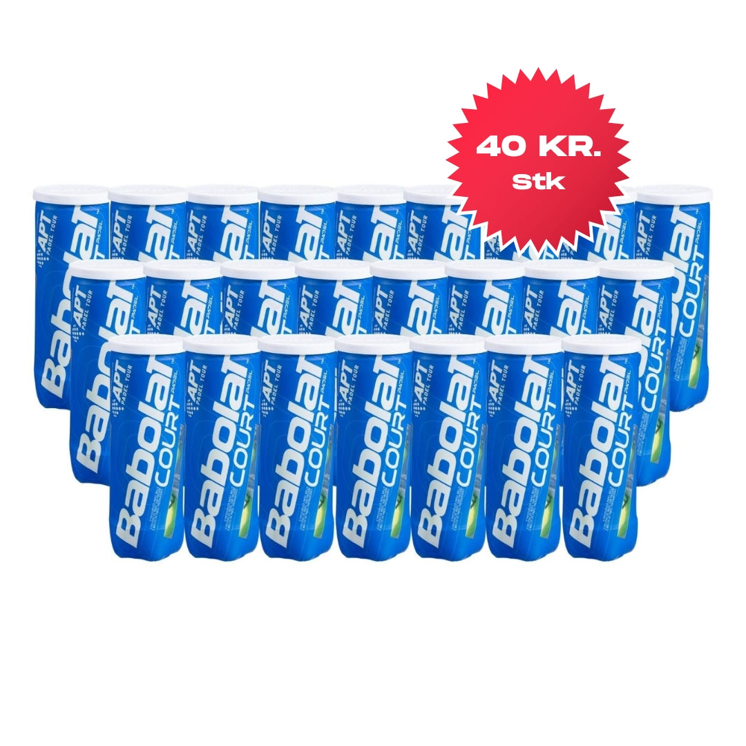 Kasse Med Babolat Court X3  24 Rør