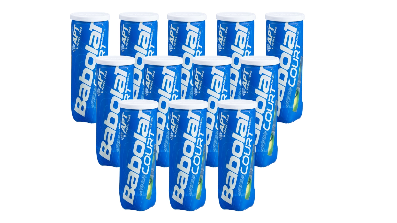 12 Rør Babolat Court Padelbolde