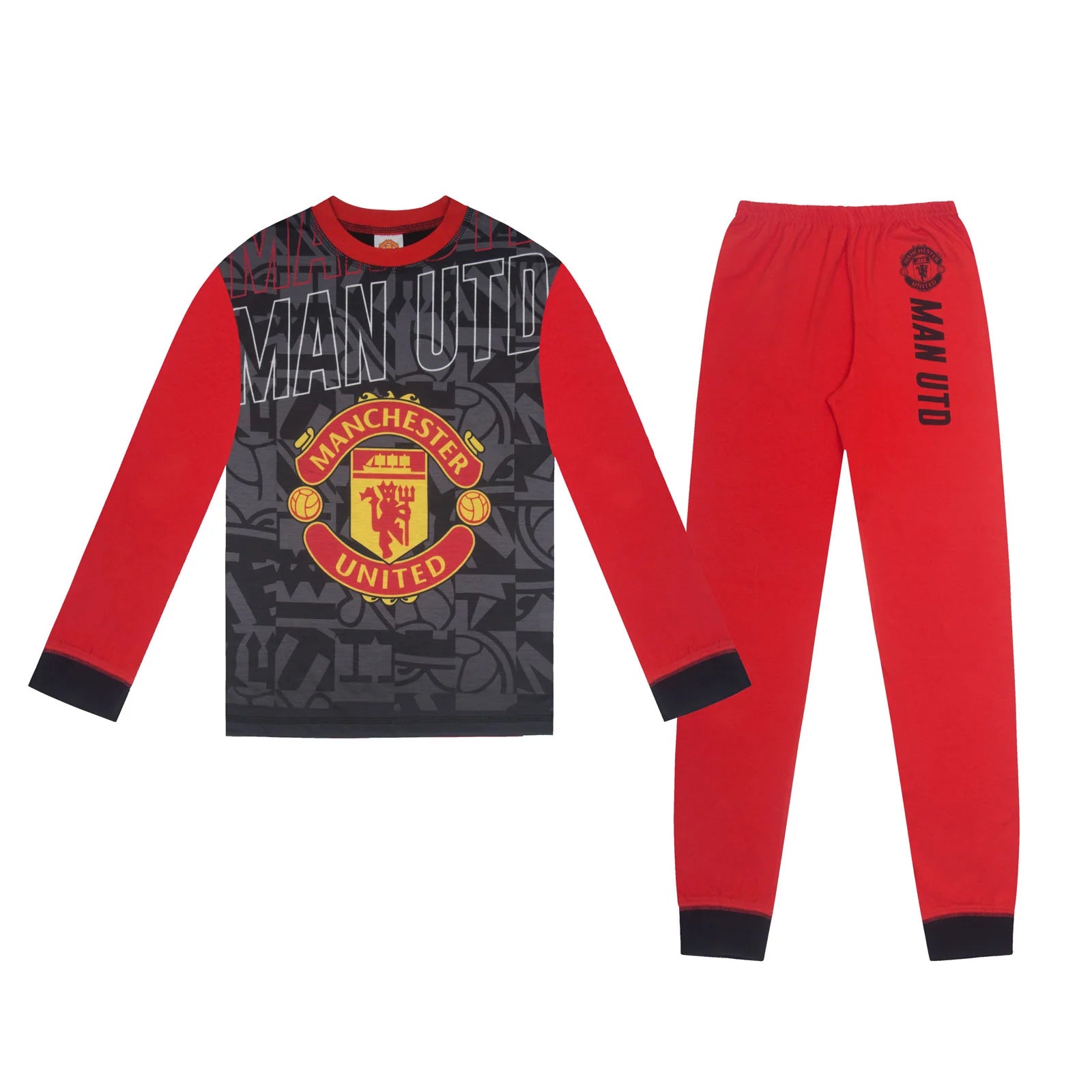 Manchester United Fc Børnepyjamas Lang Model - år