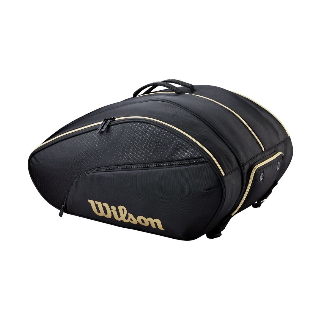 Wilson Defy V1 Padel Racket Bag  Black Gold