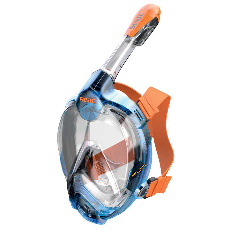 Seac Fullface Maske Fun Xs   Blå Orange