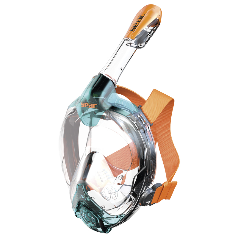 Seac Fullface Maske Libera     Blå Klar Orange